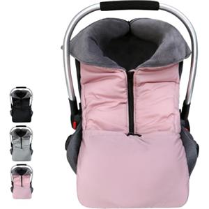 Miracle Baby Sacco Termico Passeggino Impermeabile Antivento Footmuff 77x37cm | Coperta Neonato in Velluto Corallo Morbido, Coprigambe Bebè con Cerniera e Multifunzione per Passeggino e Carrozzina