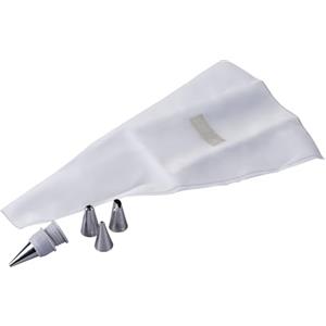 Zenker Sweet Sensation - Set di 4 beccucci in acciaio inox, per decorare torte, torte, cupcake, riutilizzabili e lavabili in lavastoviglie