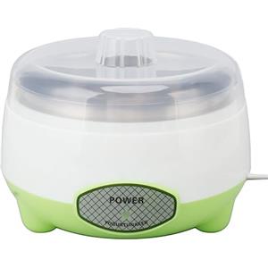 AUNMAS Yogurtiera, La Macchina per Yogurt Greca da 15 W può Produrre Yogurt Natto Vino di Riso Contenitore in Acciaio Inossidabile Yogurtiera per Yogurt Fai da Te Fatto in Casa Verde