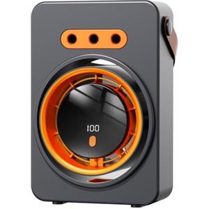Tufgo per mini Condizionatore Portatile USB 100 Velocità Serbatoio(Gray) | 100 livelli di velocità, serbatoio 160ml, design compatto 16cm, alimentazione Type-C, ideale per scrivania