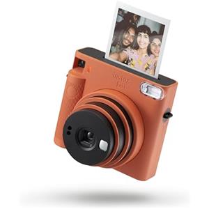 instax Fujifilm instax SQUARE SQ 1 Terracotta Orange, Fotocamera Istantanea | Modalità One-Touch Selfie, Esposizione Automatica, Foto Formato 62x62mm