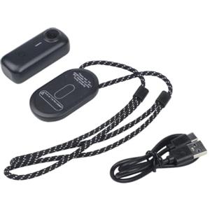 RiseNova Action camera magnetica portatile 2K con ricarica di tipo C, indossabile per mini body cam per animali domestici, viaggi e lavoro, supporta schede TF fino a 128 GB (nero)