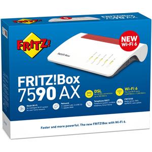 fritz-kulturgüter FRITZ!Box 7590 AX EDITION AT Modem DSL, router WLAN (max. 2400 Mbit/s) & sistema telefonico IP
