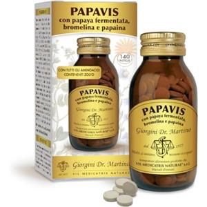 Dr Giorgini PAPAVIS Pastiglie - 70 g (Giorgini Dr. Martino, integratore a base di papaya fermentata)