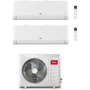TCL Climatizzatore Condizionatore TCL Dual Split 9000+9000 Btu Inverter Serie BREEZEIN con MT1821 R-32 9+9 Wi-Fi Integrato A++/A+