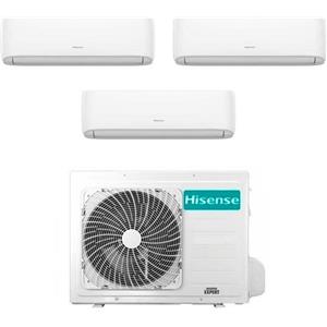 Hisense Climatizzatore Condizionatore Hisense Trial Split serie HI-COMFORT Inverter da 7000+7000+7000 Btu con 3AMW52U4RJC R-32 Wi-Fi Integrato 7+7+7 A++/A+
