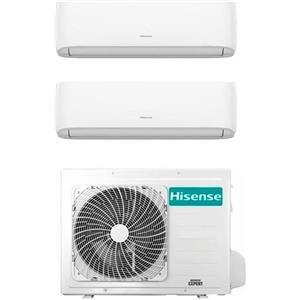 Hisense Climatizzatore Condizionatore Hisense Dual Split Serie HI-COMFORT Inverter 9000+9000 Btu con 2AMW35U4RGC R-32 Wi-Fi Integrato 9+9 A++/A+