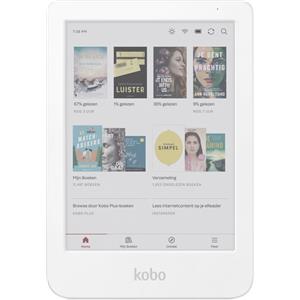 Kobo N367-KU-WH-K-CK Clara Colour eReader Touchscreen 6'' 16 GB Wi-Fi E Ink Kaleido IPX8 colore Bianco