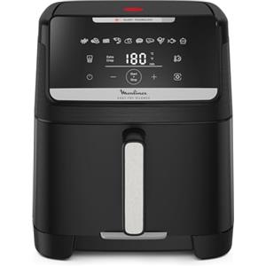 Moulinex Easy Fry Silence 7L, Friggitrice ad Aria Silenziosa e Compatta, Fino a 8 Persone, Frontale del cestello rimovibile, EZ8428F0