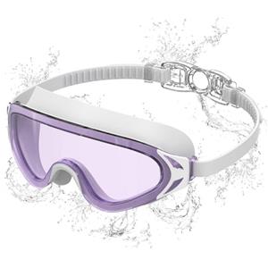 Ambienden Occhiali Piscina Adulto Impermeabili Anti-Appannamento | Occhialini Nuoto Uomo/Donna, Bassa Resistenza, Anti-UV, Silicone Morbido, Visione Chiara, Vestibilità Comoda