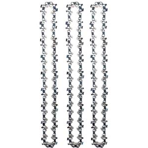 ZPmettuxd Catena Di Ricambio for Motosega In Acciaio | For giardino domestico, legna da ardere, alberi, silvicoltura(3pcs 6inch)