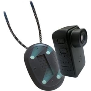 Evenoonest Action Camera compatta 1080P con stabilizzazione del pollice | Design senza schermo per una registrazione video fluida, portatile per mini cam per ciclismo e attività all'aperto