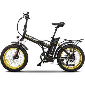 Argento Mini Max-S+, E-Bike Unisex Adulto, Nero, Taglia Unica