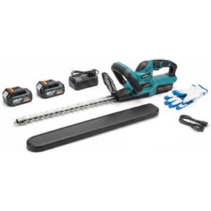 K2 STORE Tagliasiepi a Doppia Batteria 88VF Brushless 55cm 2 Batterie Tagliasiepi Cordless Elettrico con Accessori Kit Completo Siepi Arbusti Giardino Potente