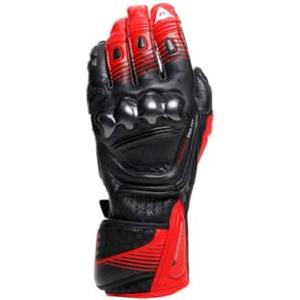 DAINESE Fiero Metal Guanti da moto, nero/rosso, L