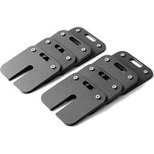 Eisenlink Manubrio quadrato regolabile, 1 pezzo, 20 kg, 36 kg, innovativo manubrio regolabile ultra compatto con impugnatura antiscivolo, per fitness, allenamento, palestra a casa