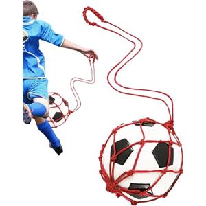 Generic Borsa a sfera in rete, rete da calcio, borsa da calcio in rete con coulisse | Porta pallone da calcio per pallavolo, porta palloni da calcio portatile, multifunzionale per spiagge, palestra