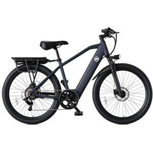 AATOTMGO 26 Pollici Mountain Bike per Adulti, Bici Elettrica,E-Bike 250W con Sospensione Anteriore & Faro LED, Bicicletta Elettrica Uomini Donne per Pendolarismo, Off Road e Sentieri