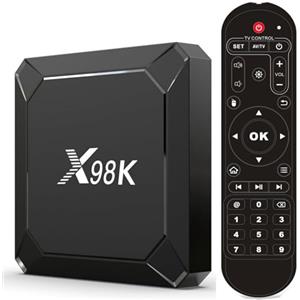 IDEALROYAL Android 13.0 TV Box, Android Box con 4GB RAM 32GB ROM RK3528A CPU Quad Core Arm Cortex A53, TV Box Android supporta 2.4/5.0GHz WiFi6 BT5.X 4K 100M Ethernet USB 3.0/2.0