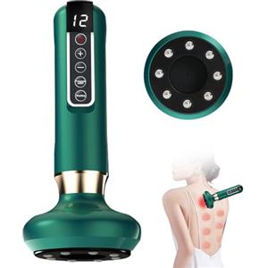 XEERUN Velora Massaggiatore Anti Cellulite, Velessa Massaggiatore Anticellulite,Anti-Cellulite Vacuum Massaggiatore, Deedlite Velessa Massaggiatore Anticellulite Massaggio Corpo Intero, Gua Sha (verde)