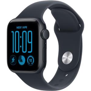 Apple Watch SE 3 GPS 40 mm Smartwatch | Cassa in alluminio mezzanotte con Cinturino Sport blu marino - M/L