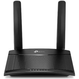 TP-LINK - Modem Router Wireless Gigabit 4G LTE TL-MR100 300 Mbps 2 Porte Fast Ethernet / 1 Slot per Scheda SIM Integrato