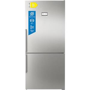 Bosch KGN86AIDR Serie 6 Frigo Combinato Total No Frost 186x86 cm Acciaio | Frigorifero combinato da libera installazione, Capacità XXL, Total NoFrost, Cassetti per mantenere il cibo fresco più a lungo