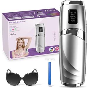 Mulbijeo Epilatore Luce Pulsata con Funzione di Raffreddamento, 999999 Epilatore Laser 9 Livelli di Energia, Epilatore Per Donne e Uomini, Ascelle,Viso, Tutto il Corpo,