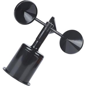 CLISPEED Involucro Indicatore Vento ABS Nero Leggero, Montaggio Semplice | Basso Consumo, Misurazione Accurata, per Sensore Direzione Vento, Forniture per Esterni, Uso Tecnico