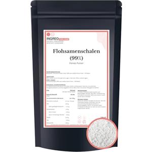 INGREO 1 kg | Psyllium Husk macinato | 99% bianco puro | ricco di fibre | senza glutine vegano | cottura a basso contenuto di carboidrati | senza additivi | materie prime alimentari | INGREO
