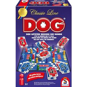 Schmidt Spiele 49412 Dog in Classic Line, personaggi da gioco extra grandi, in legno, grandi carte, multicolore [Esclusivo Amazon]