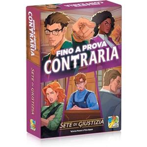dV Giochi Fino A Prova Contraria: Sete di Giustizia - Gioco Deduttivo per Adulti e Ragazzi dai 12 Anni - 1-6 Giocatori - 75-90min - Ed. Italiana