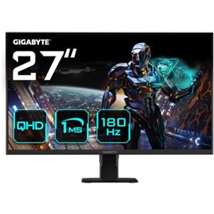 Gigabyte GS27QA 27 Monitor da Gioco QHD - 2560 x 1440 (QHD), 180Hz, 1ms, 300 cd/m2, FreeSync, HDR Ready, HDMI 2.0, Displayport 1.4