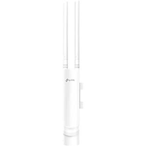 TP-Link EAP110-Outdoor Access Point Wi-Fi N300Mbps da Esterno, PoE | IP65, 100+ Client, PoE Passivo Incluso, Omada e Captive Portal, per Giardini, Piscine, Terrazze, Hotel, Bar e Campeggi