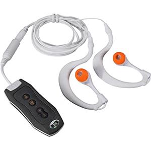 Sunmeit Lettore Musicale MP3 con Bluetooth e Cuffie Subacquee per Nuoto e Sport Acquatici Corto 4GB-Nero
