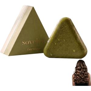 Generic Sovelya Shampoo Solido Coreano - 12 Erbe Fermentate per Capelli Sani | Shampoo Solido Anticaduta, Rinforza le Radici, Formula Concentrata Senza Acqua, Adatto a Uomo e Donna - 120g