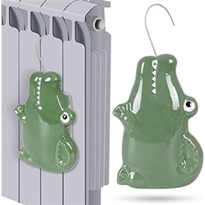 Vilde Umidificatore per termosifone | Umidificatore ad evaporazione ad acqua in ceramica per diffusore di riscaldamento per bambini a forma di coccodrillo