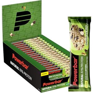 Powerbar - Natural Protein - Chocolate Nuts - 18x40g - Barretta proteica vegana - senza olio di palma - ingredienti naturali