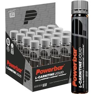 Powerbar - Black Line - L-Carnitine Liquid - 20x25ml - 100mg L-Carnitina - Vitamina B6