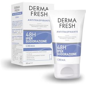 Dermafresh Iper-Sudorazione 48H Deodorante Antitraspirante Crema, 50 ml | Regola la Sudorazione Intensa, Senza Alcol, Antimacchia, Rispetta il Microbioma, Dermatologicamente Testato