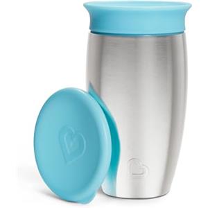 Munchkin Tazza Miracolo 360 Acciaio Bebè | 296ml | Blu
