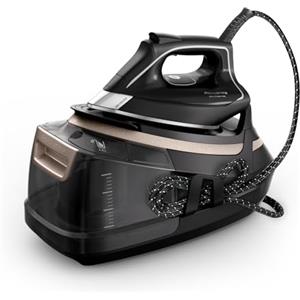 Rowenta Steam Pro, Ferro da Stiro Professionale con Caldaia, 2800 W, DG9640 | 8 Bar, Colpo Vapore 580 g/min, Raccoglitore Anticalcare, Piastra Microsteam 400 HD, Punta di Precisione, Beige