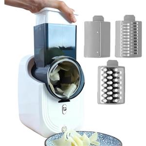 Generico Grattugia Elettrica Automatica Per Formaggio Affettatrice da Cucina | Tritatutto Elettrico per Carote per Cucina Domestica Cottura Preparazione Pasti Lavorazione Alimenti Catering Ristorante