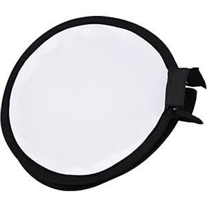 Jeanoko Mini Softbox Round Portable Beauty Dish for Camera Flash | Collapsible Light Diffuser, Ring Strap, Foldable Design, No Shadow