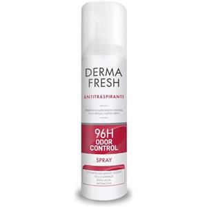 Dermafresh Odor Control, Deodorante Antitraspirante Spray 150 ml, Efficace 96H, No Alcol, Antimacchia, Delicato sulla Pelle, Contro Sudorazione e Cattivi Odori, Dermatologicamente Testato