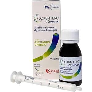 Generico Nuovo Florentero Complex Sospensione 60ml - Mangime Complementare Dietetico per Cani e Gatti - Stabilizzazione della Digestione in Caso di Diarrea Acuta e Cronica - con Probiotici