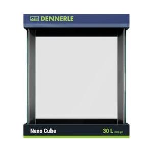 Dennerle Nano Cube, 30 litri, 30 x 30 x 35 cm, mini acquario con angoli arrotondati