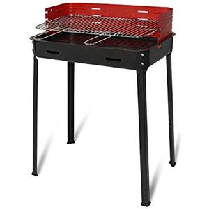 Artigian Ferro 503.b Barbecue A Carbone 'Flavia' 35x50x80h In Ferro Verniciato. Griglia Acciaio Con Manici Frontali