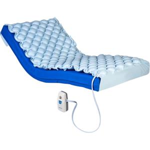 Geriafy Materasso HR impermeabile con materasso antidecubito Nuba, 90 x 200 | Altezza 15 cm e rivestimento impermeabile. Nuba: livello 1, 130 bolle A-B e compressore a pressione regolabile.