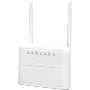 Strong Router 4G WiFi N300 Mbps con SIM, Cat4 LTE, 4 x Porte 100 Mbps | Router 4G Plug & Play con slot Nano SIM, fino a 32 dispositivi, compatibile con oltre 100 operatori, rete sicura, backup WAN